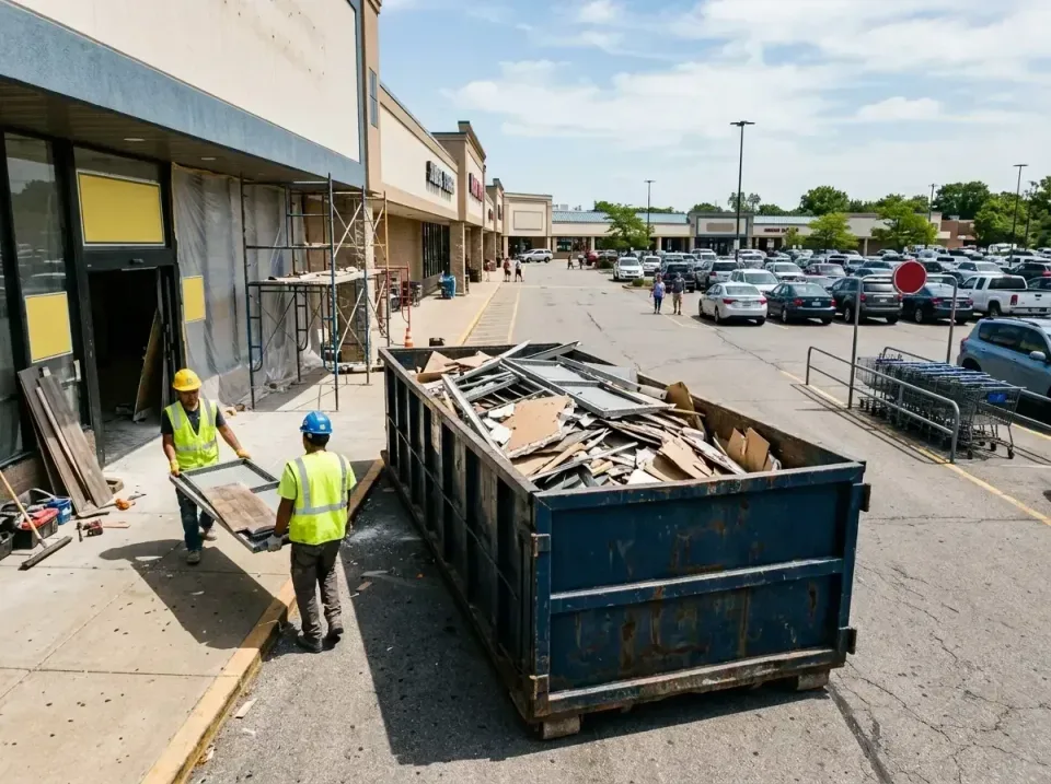 retail-store-renovation-debris-003 — frequently asked questions, Roll-off Dumpster Rentals in Fort Payne, AL